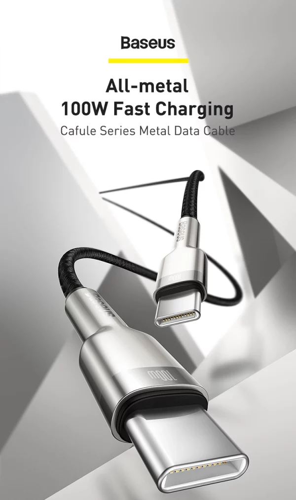 Baseus Cafule Series Metal Data Cable Type-C to Type-C 100W