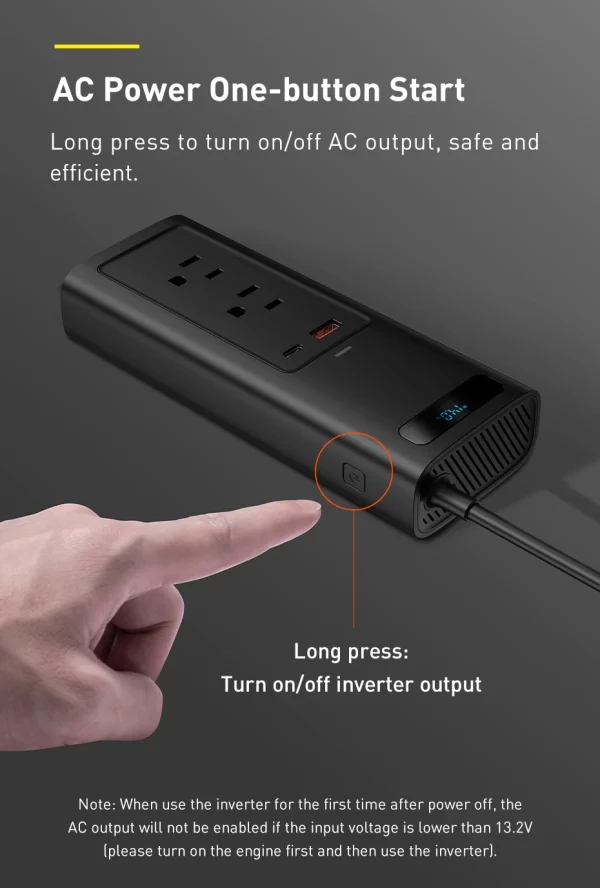 Baseus In-car Inverter 150W - Image 8