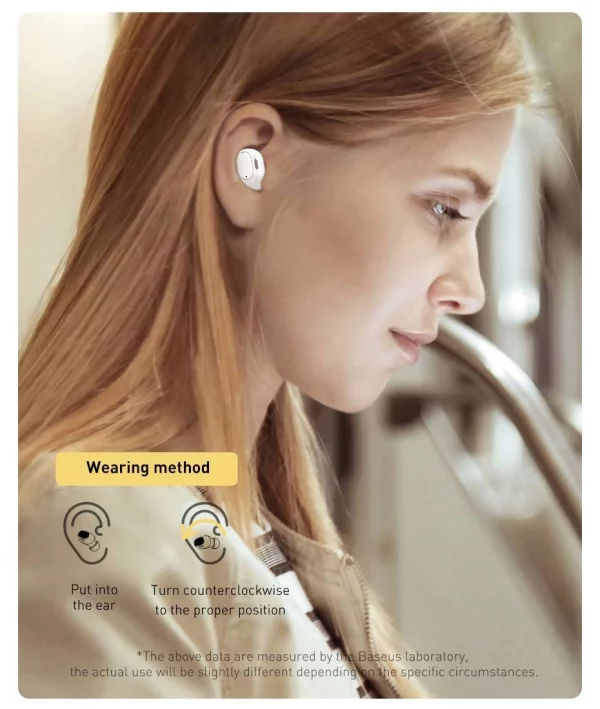 Baseus WM01 Encok True Wireless Bluetooth Earphones - Image 5