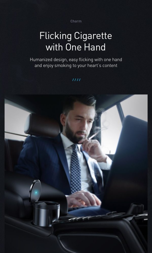 Baseus Premium Car Ashtray - Image 7