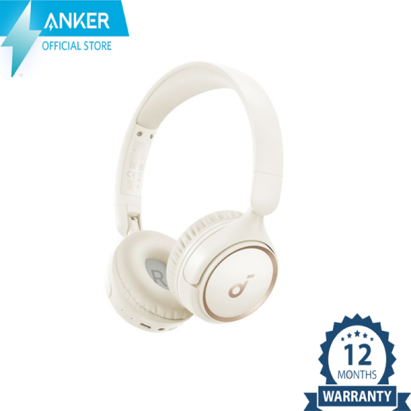 Soundcore H30i Wireless On-Ear Headphones-White