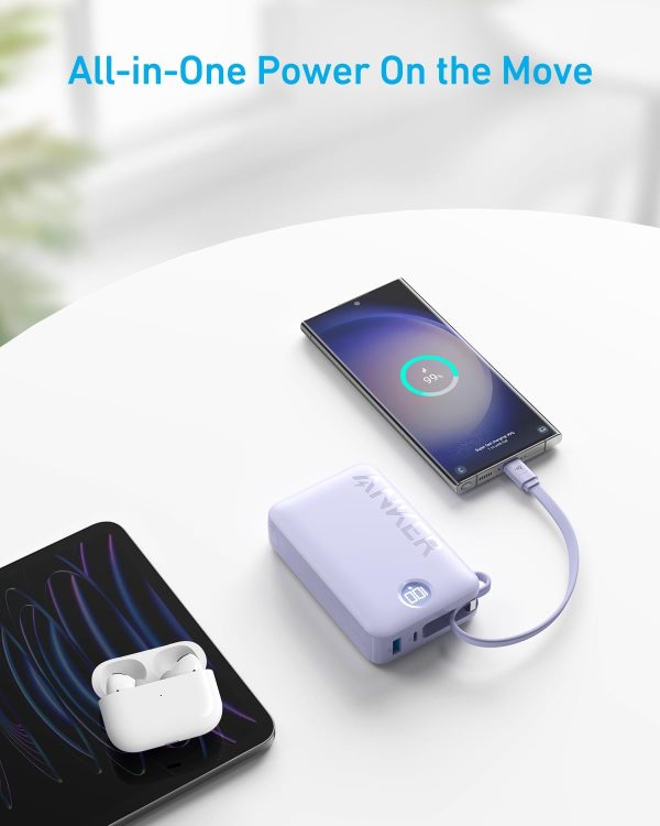 Anker 335 20,000mAh 22.5W Power Bank- White - Image 2