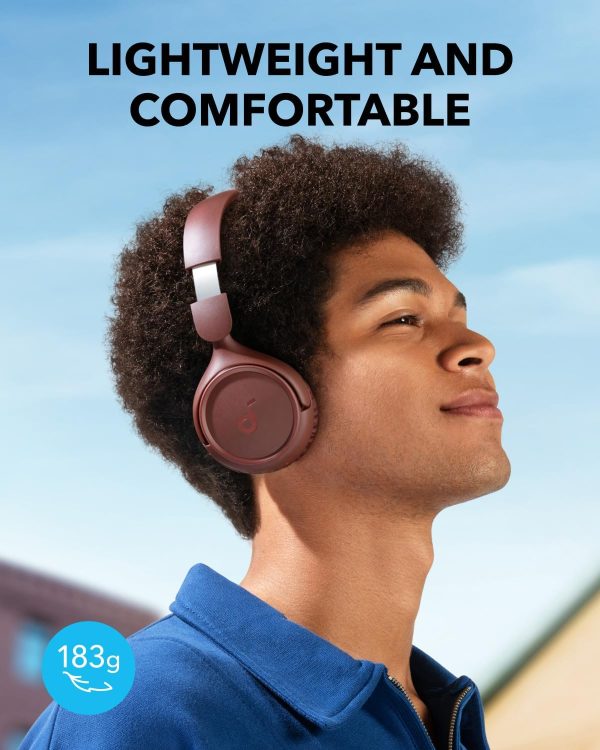 Soundcore H30i Wireless On-Ear Headphones-Red - Image 3