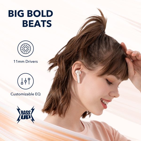 Soundcore Hybrid ANC Earbuds Life P3 – White - Image 3