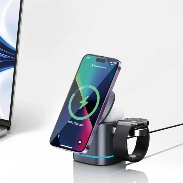 Wi-W024 3 in 1 Wireless Charger - Image 2
