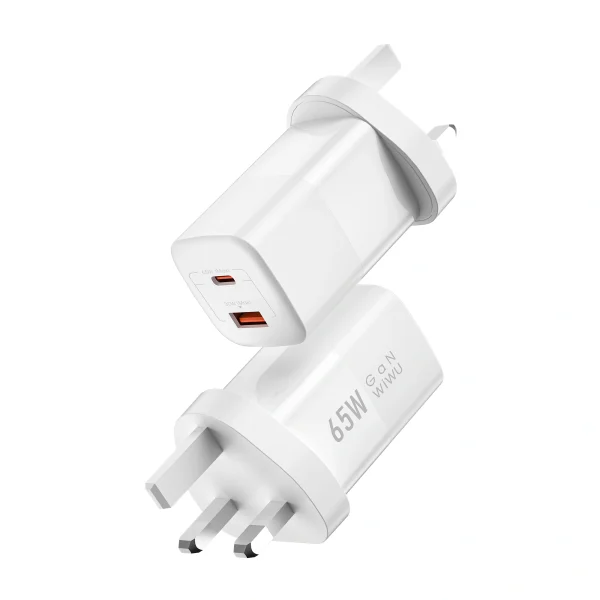 65W PD+QC wall charger/ EU Plug Wi-U012