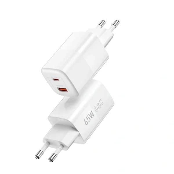 65W PD+QC wall charger/ EU Plug Wi-U012 - Image 2